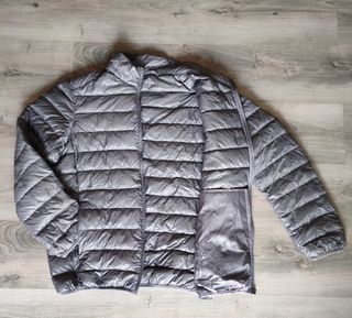 Anorak hombre de plumas