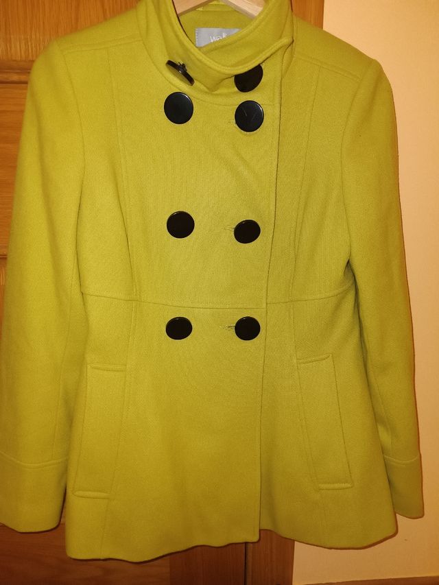 Abrigo verde wallis talla 38