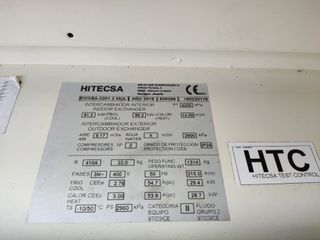 Enfriadora de agua Hitecsa 81.2 KW Bomba