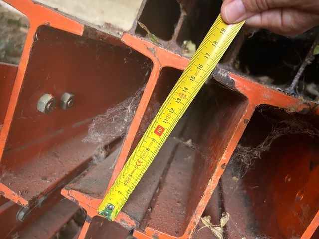 Vigas de hierro IPN.