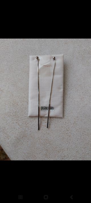 pendientes plata