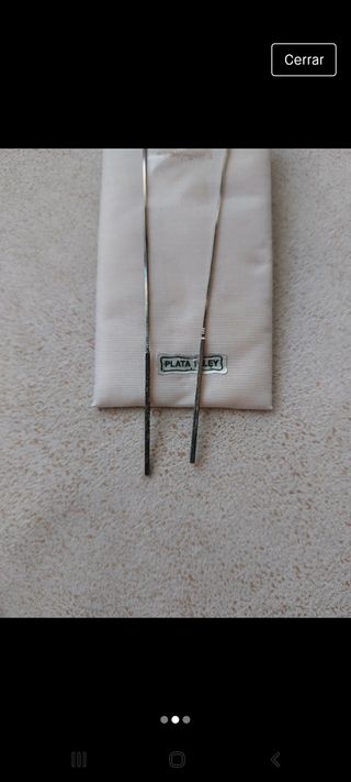 pendientes plata