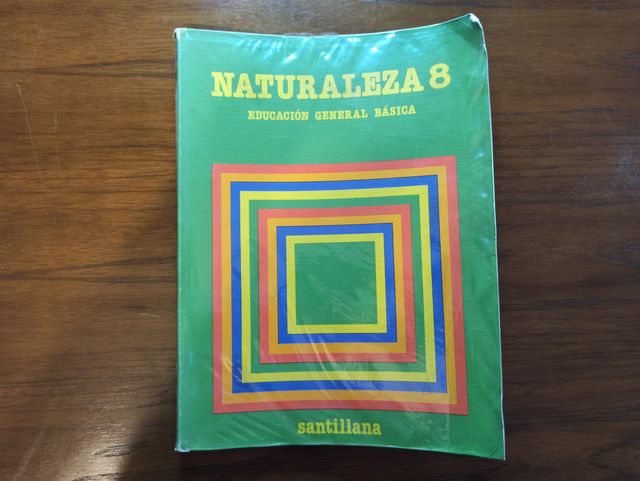 Libro de NATURALEZA de 8º de EGB SANTILLANA