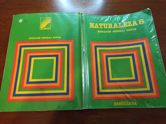 Libro de NATURALEZA de 8º de EGB SANTILLANA