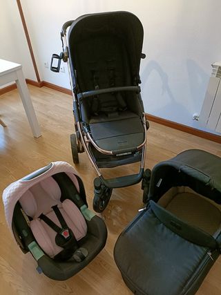 Carro ABC Desing RoseGold 3piezas