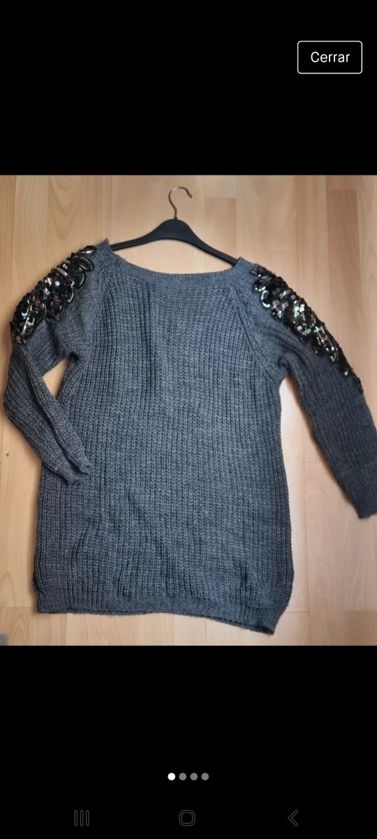 Jersey vestido detalles