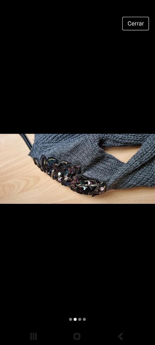 Jersey vestido detalles