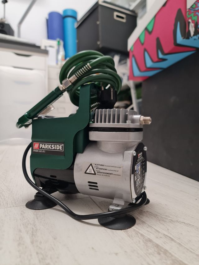 compresor aerografo parkside