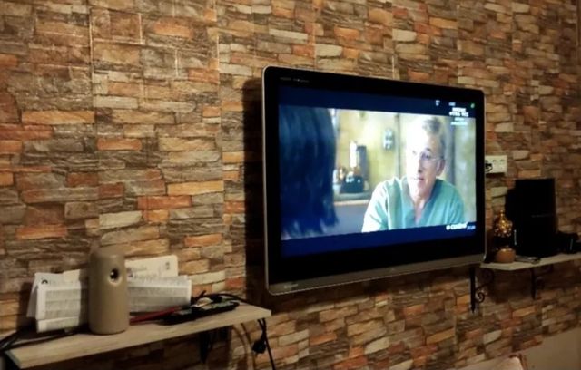 Papel/plástico decoración efecto ladrillo