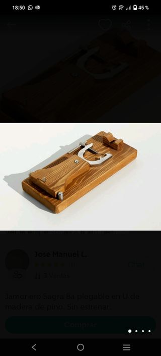 Jamonero Sagra plegable 