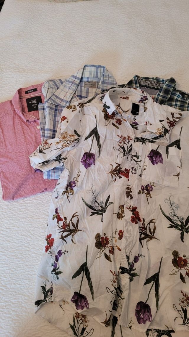 camisas manga corta talla M