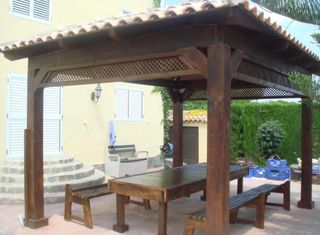 Cenadores jardín