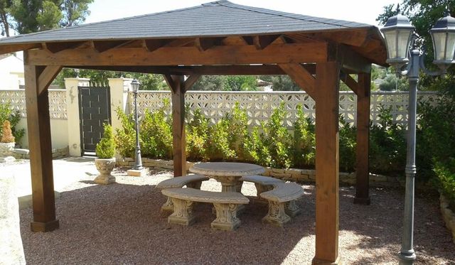 Cenadores jardín