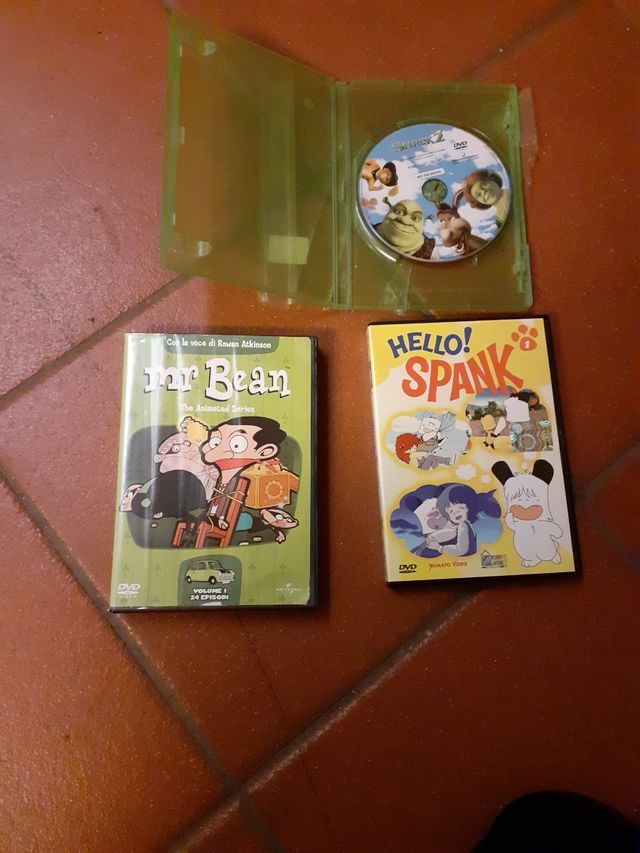 Dvd Shrek 2 hello spank, mr Bean