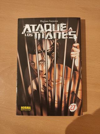 Manga 27 Ataque a los titanes