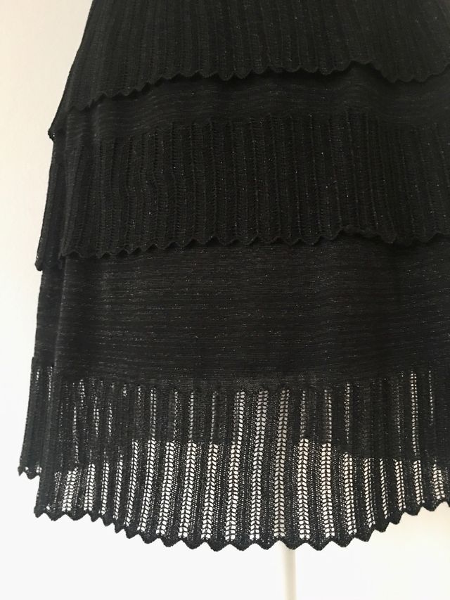 Vestido Fiesta Negro Mango Nuevo Talla S