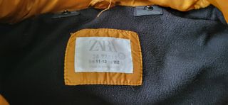 Abrigo niño Zara 11-12 años