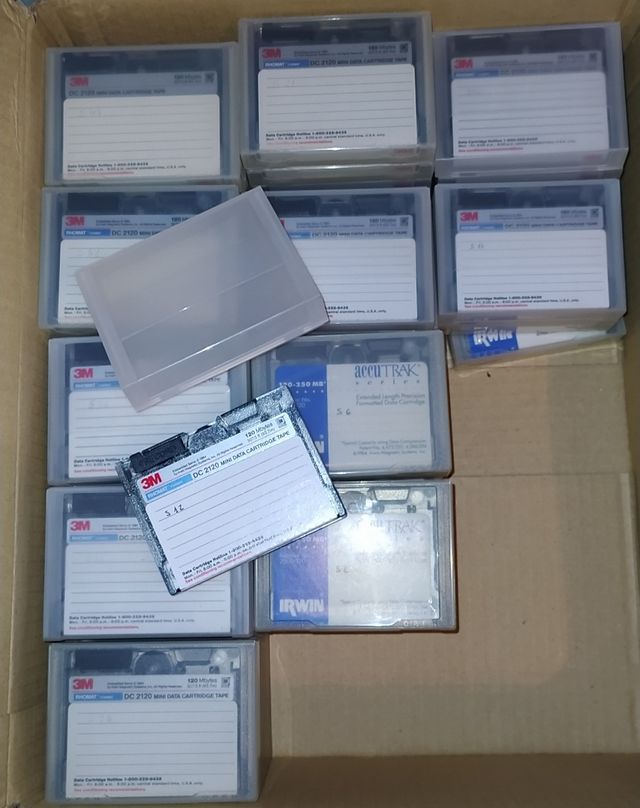 LOTE DE 10 CARTRIDGES DC-2120 MINI DATA