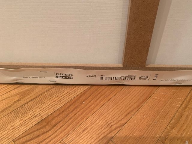 Cuadro lienzo cebra Ikea