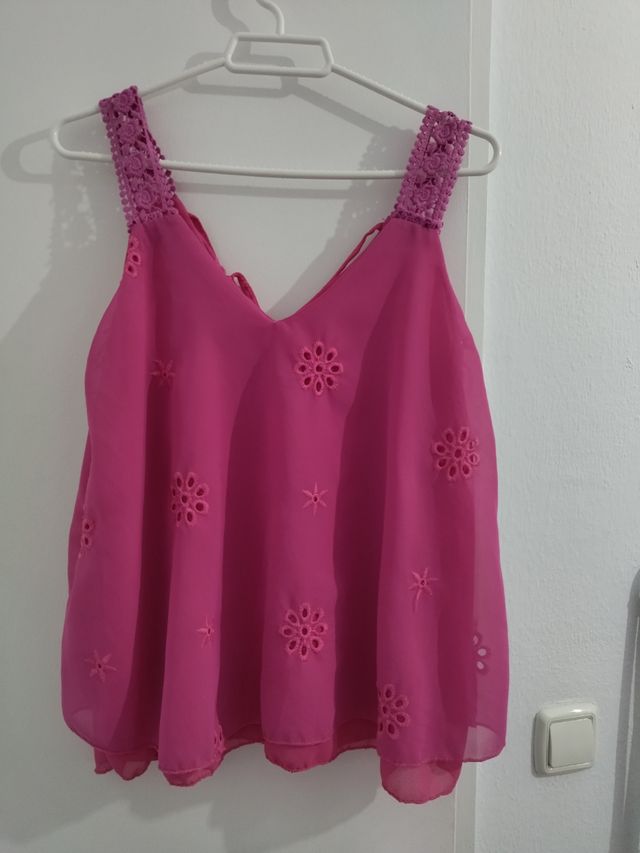 BLUSA FUCSIA