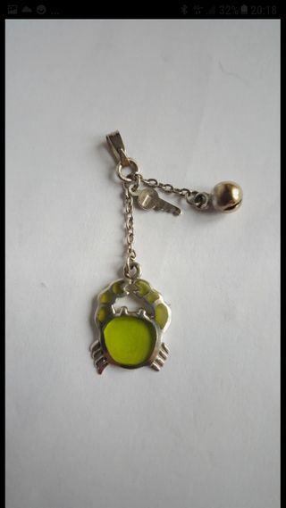 Ciondolo in argento con segno zodiacale cm.1.2x3.2