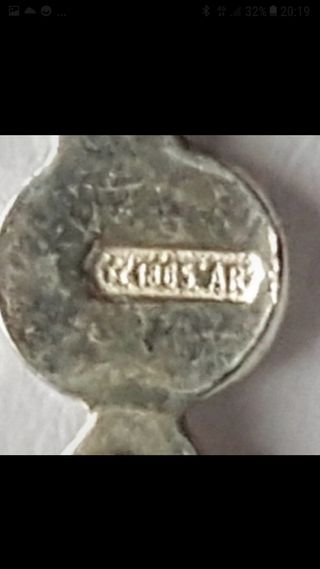 Ciondolo in argento con segno zodiacale cm.1.2x3.2