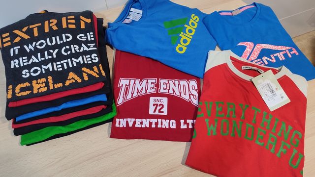 Manga corta camisetas, polo,...