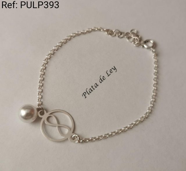 Pulsera Infinito Plata de Ley 