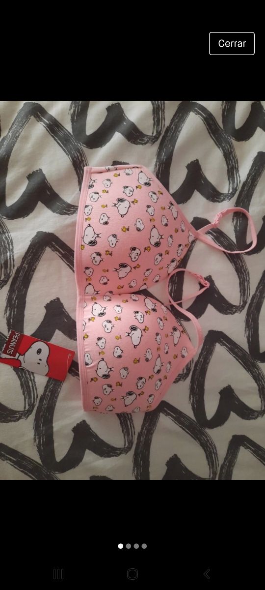 Sujetador nuevo Snoopy