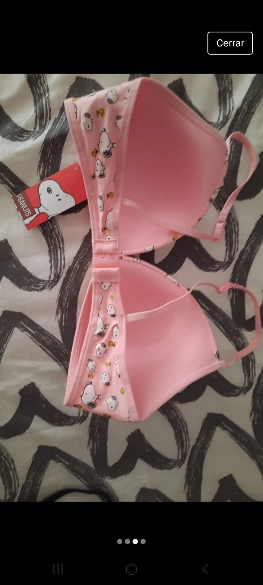 Sujetador nuevo Snoopy