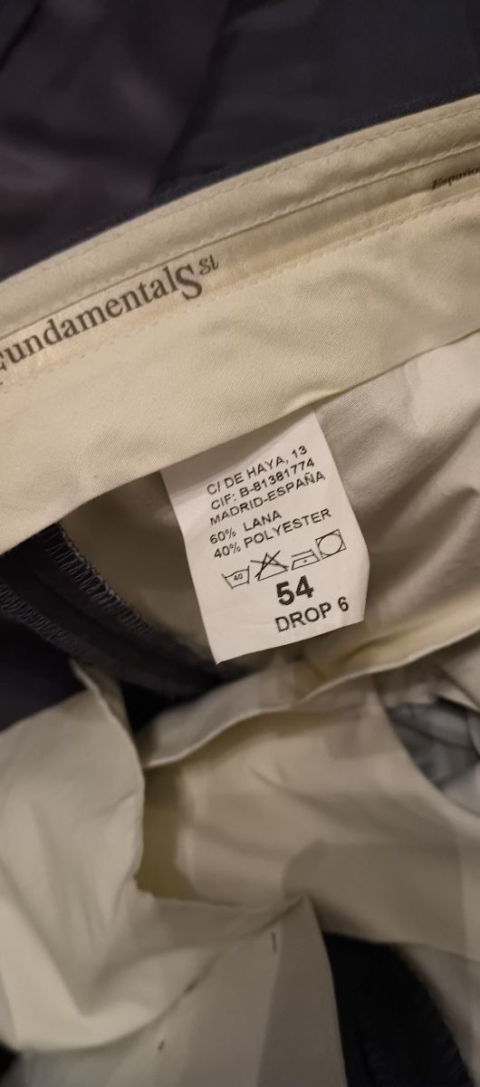 Traje 3 piezas caballero 