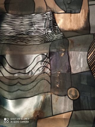 pañuelo vintage cuadro de Picasso en tonos grises