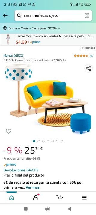 Casa de muñecas madera "Howa"