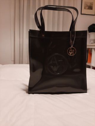 Bolso Armani gris 
