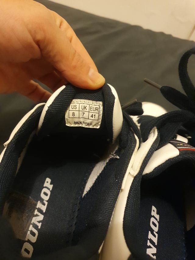 Bambas blancas Dunlop 41 o 42