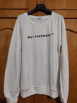 Sudadera blanca mujer talla L 40
