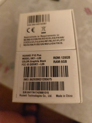 Telefono cellulare Huawei P10 Plus