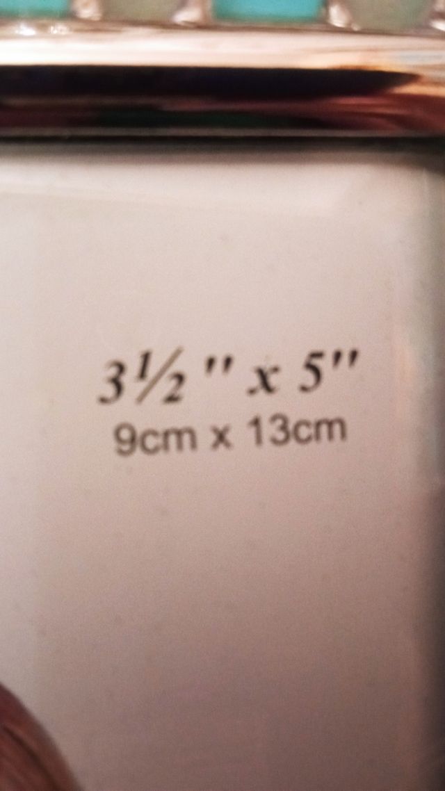 marco de foto de cristal nuevo