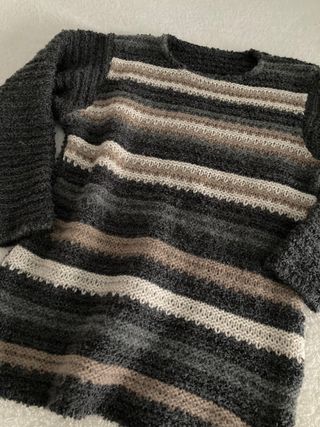 Sueter de listas jersey de punto talla S/M 40