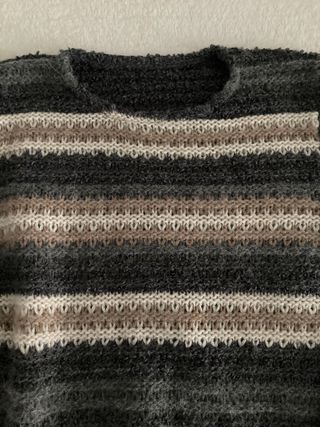 Sueter de listas jersey de punto talla S/M 40