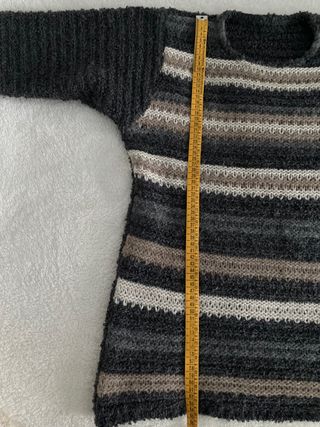 Sueter de listas jersey de punto talla S/M 40