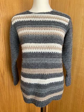 Sueter de listas jersey de punto talla S/M 40
