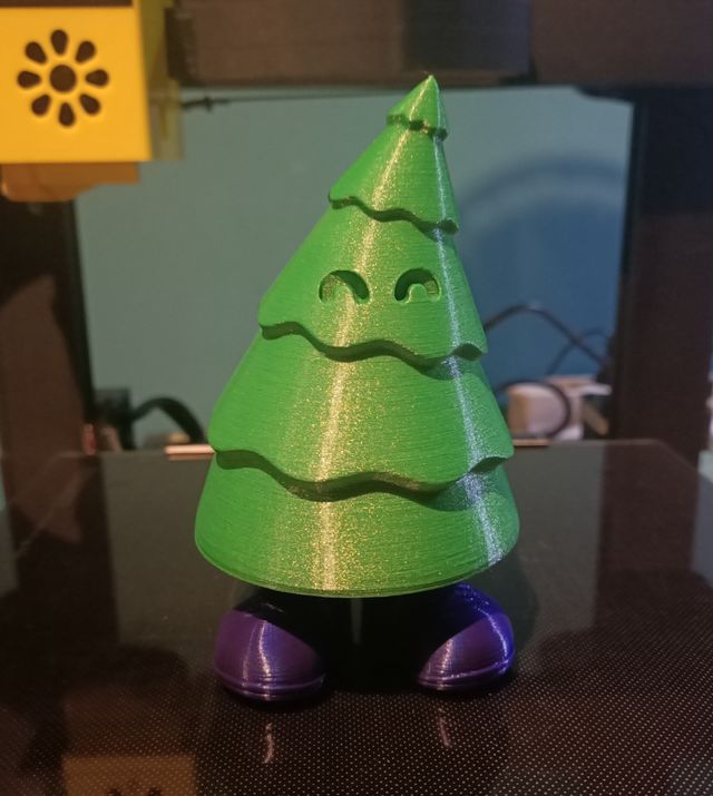 Arbol de Navidad hecho en 3D