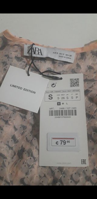 Maxi vestido Zara Talla S nuevo con etiqueta