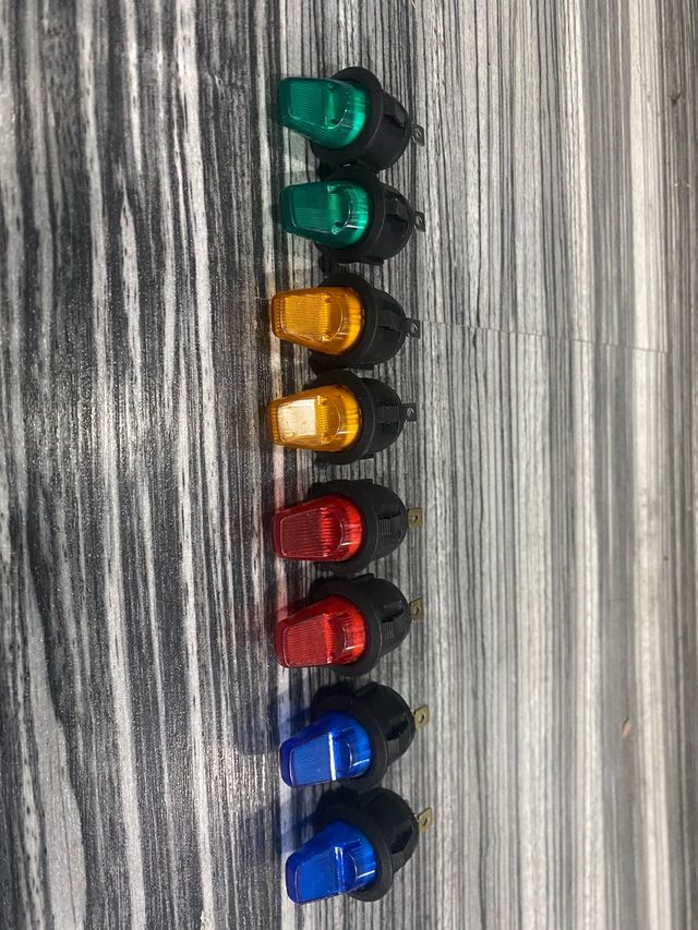 Set de 8 interruptores racing cockpit