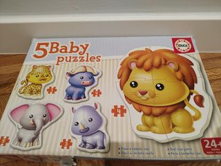 Lote 3 juegos de puzzles infantiles