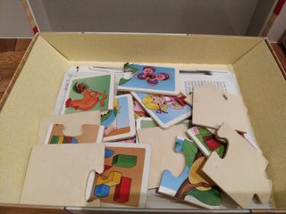 Lote 3 juegos de puzzles infantiles