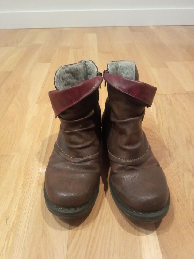 Botines marrones talla 37