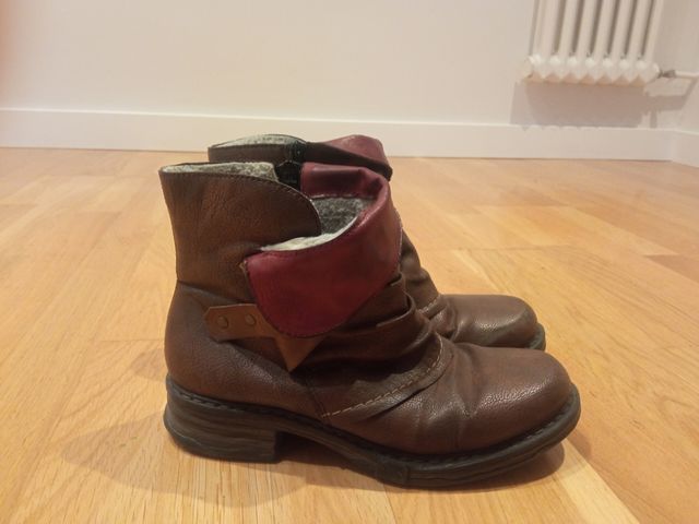 Botines marrones talla 37