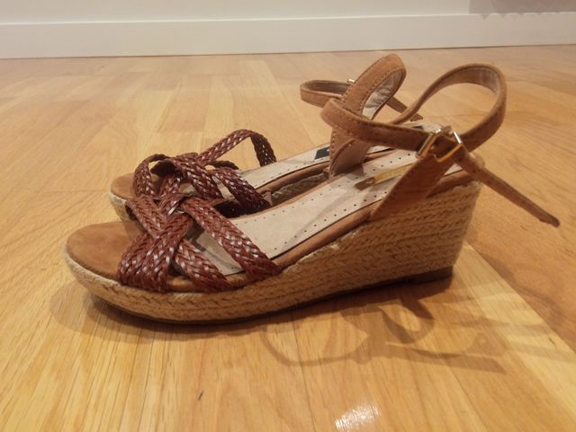 Sandalias de cuña talla 37
